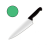 Нож поварской 30см, зеленый 413983 купить в Е.Маркет